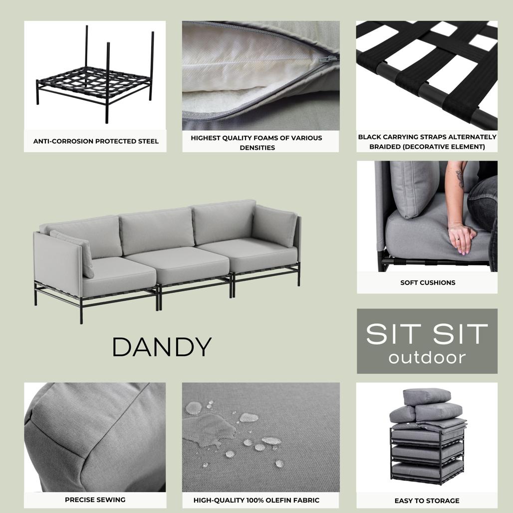 Modulo finale Dandy - grigio scuro