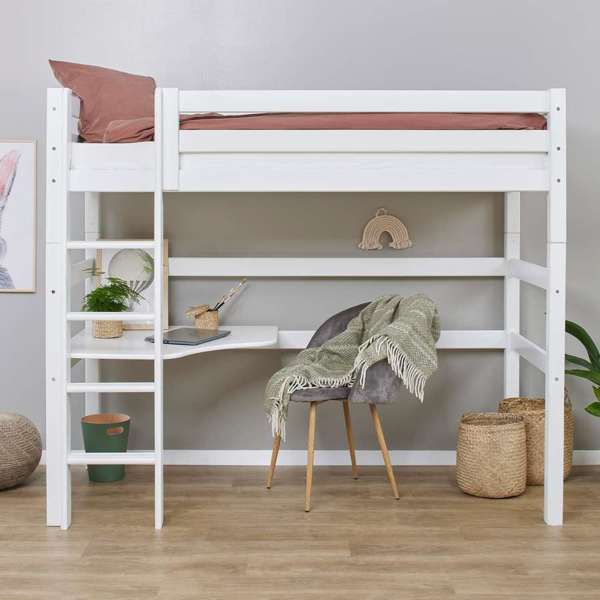 Hoppekids ECO Luxury MEGA bed with lounge-Module and desk, Flexible slat frame