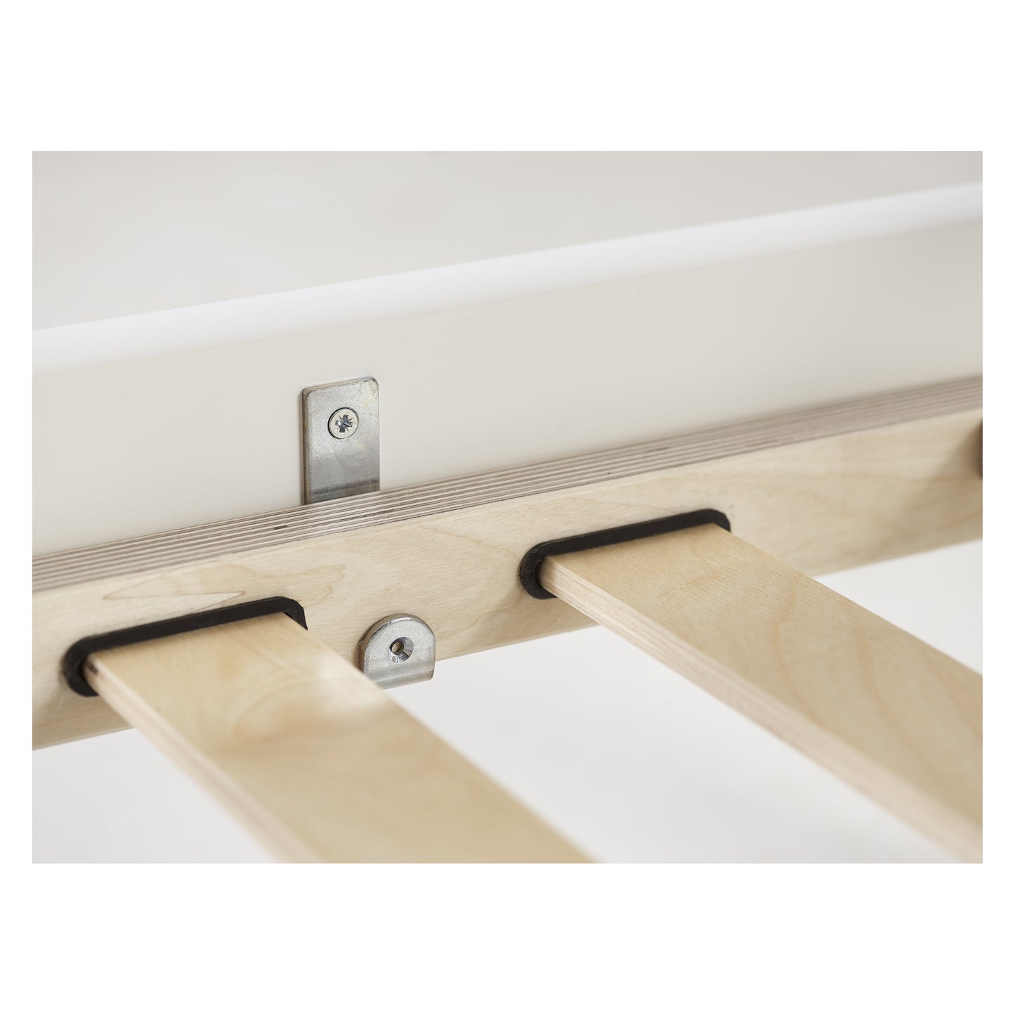 Hoppekids ECO Luxury High sleeper with desk and slanted ladder, Flexible slat frame