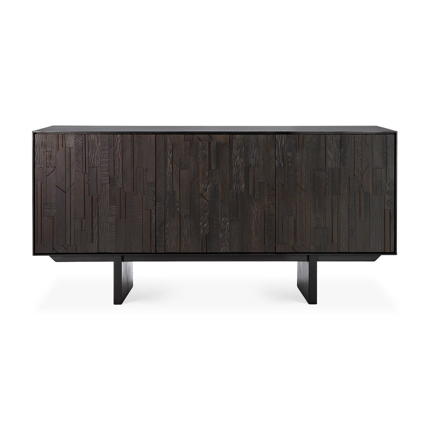 Credenza Mosaic in Teck - 3 ante - verniciato - ginardi arredamenti srl