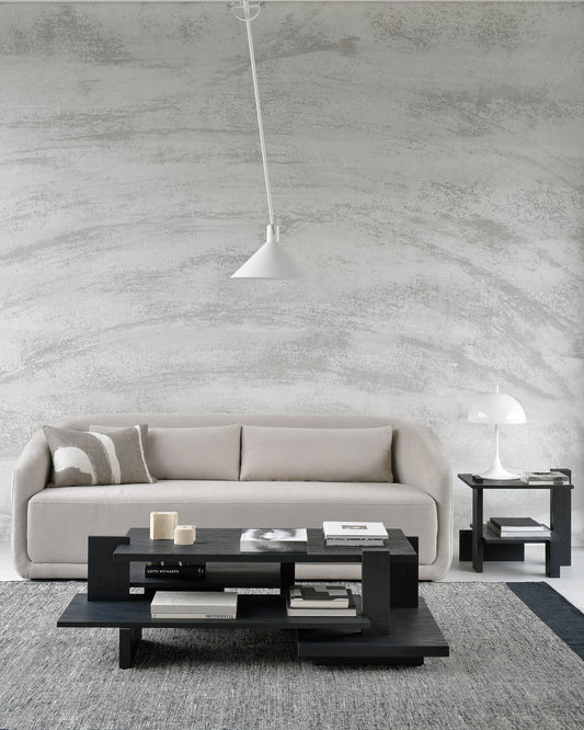 ABSTRACT di Ethnicraft | Tavolino in Teak massello verniciato nero