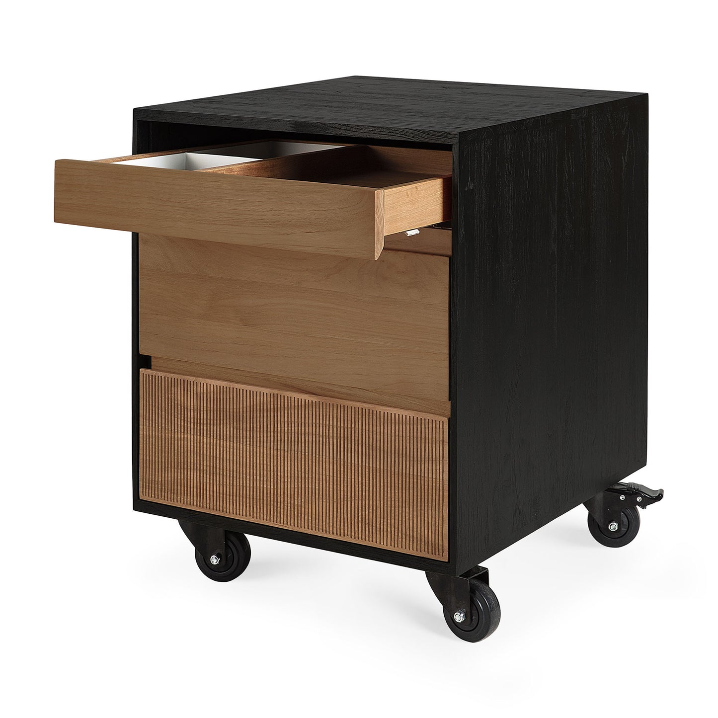 Cassettiera Oscar in Teck - 3 cassetti - ginardi arredamenti srl