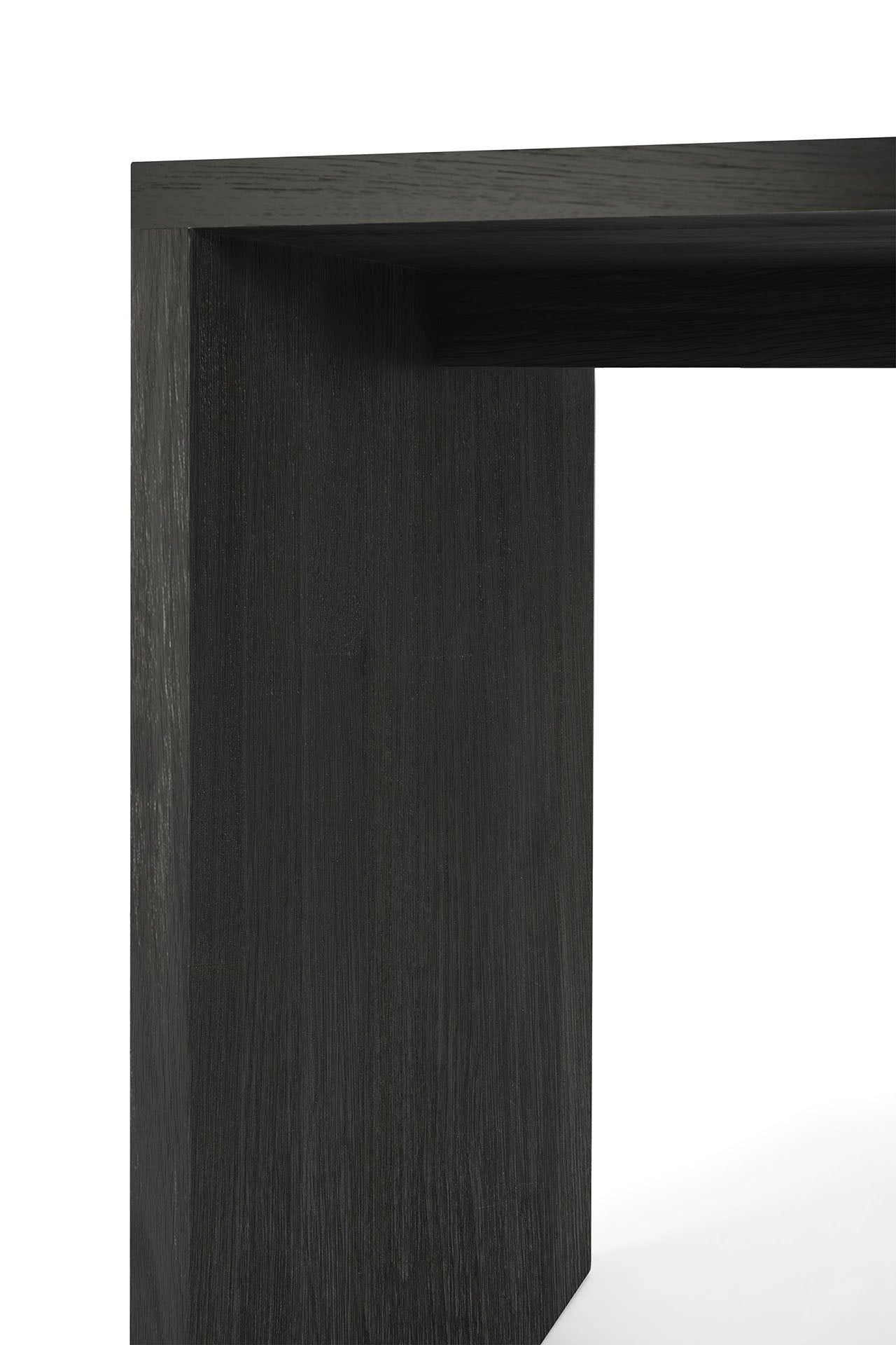 Scrivania U in Rovere - nero - verniciato - ginardi arredamenti srl