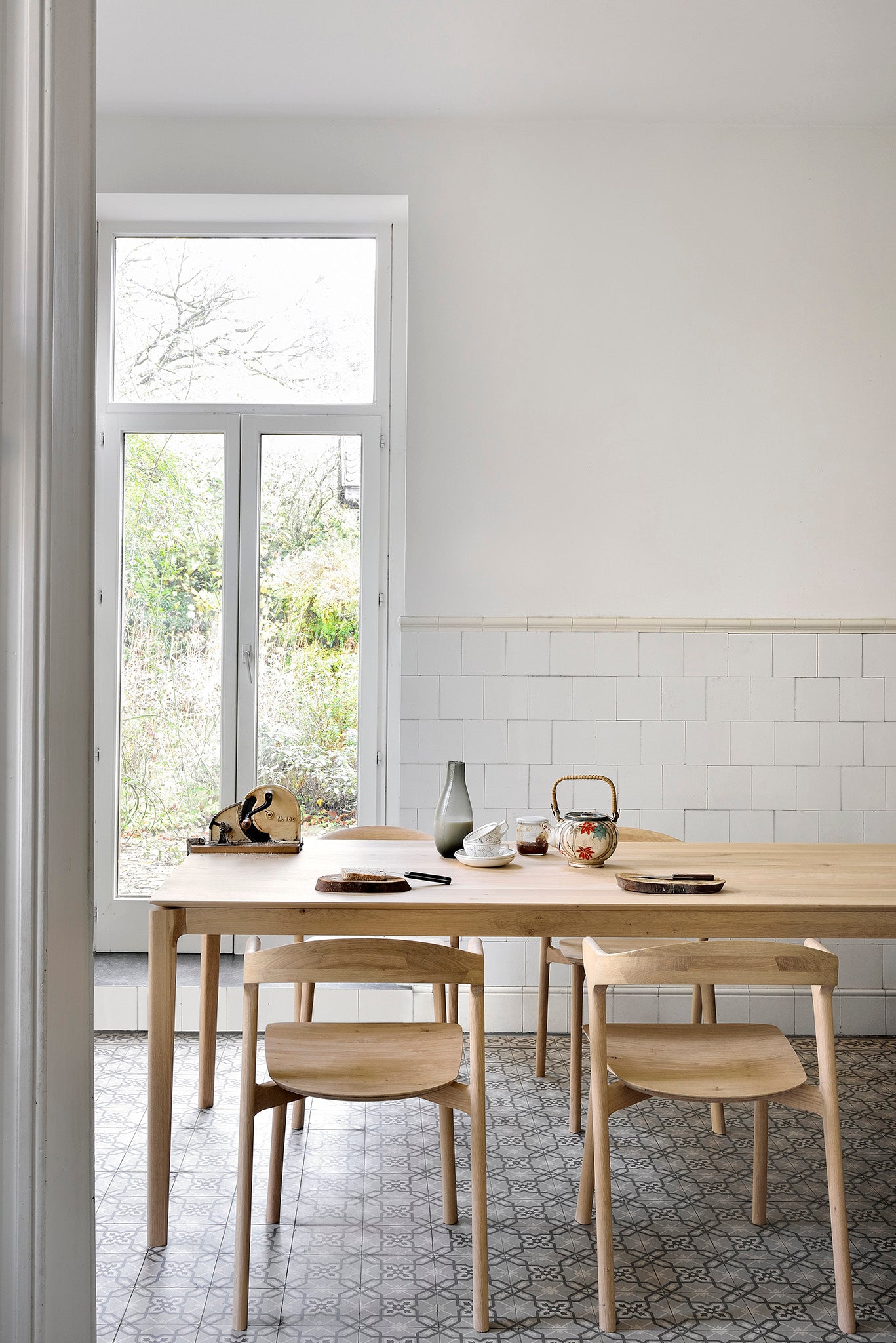 ETHNICRAFT tavolo Bok in Rovere