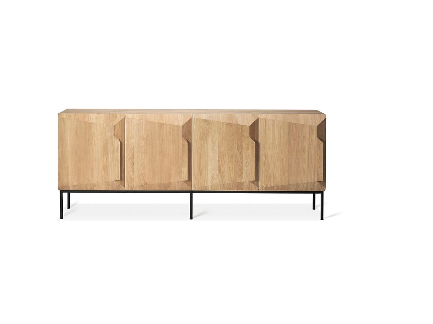 Credenza Stairs in Rovere - 4 ante - verniciato - ginardi arredamenti srl