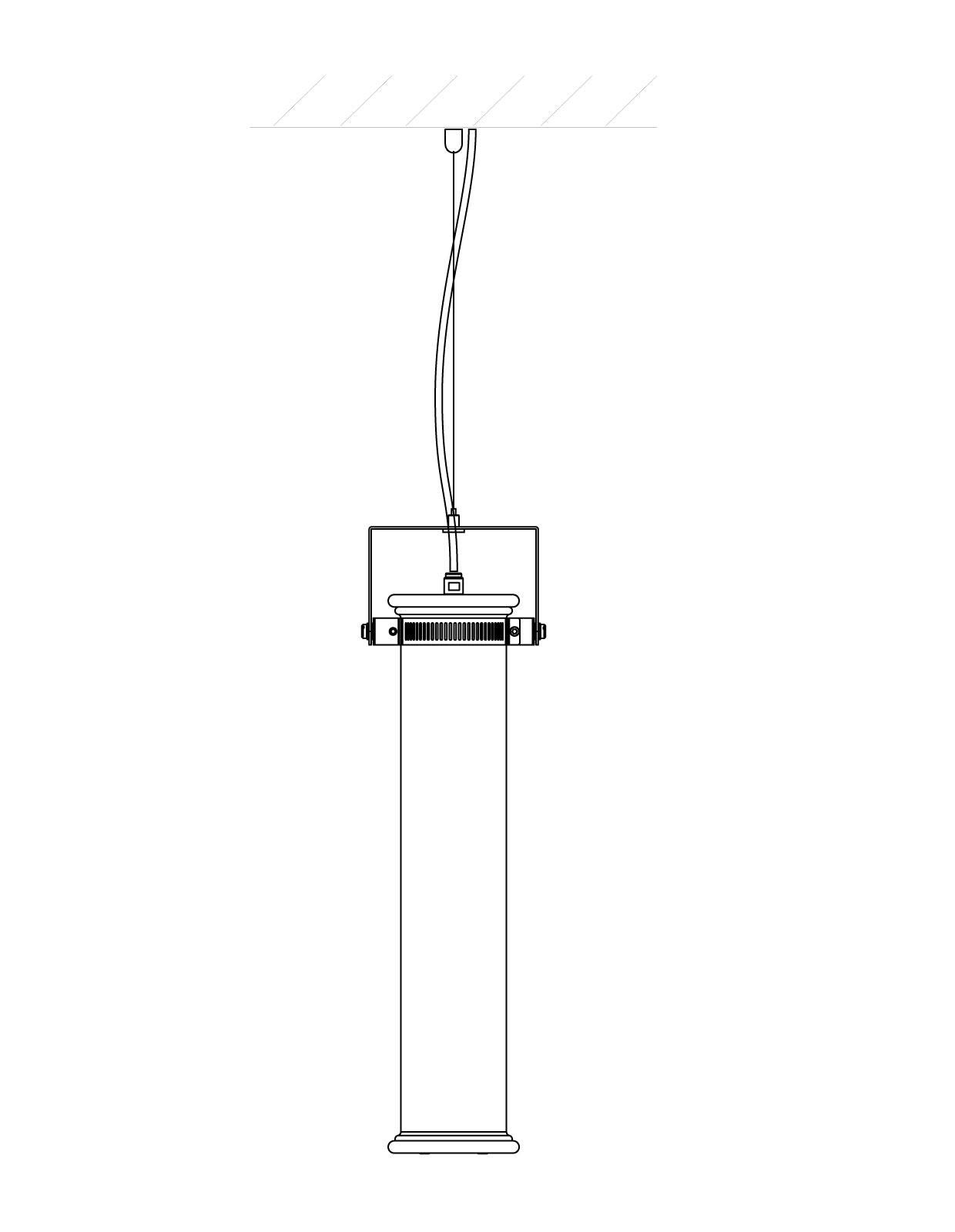 ITT Pendant Vertical In&Out 100-350
