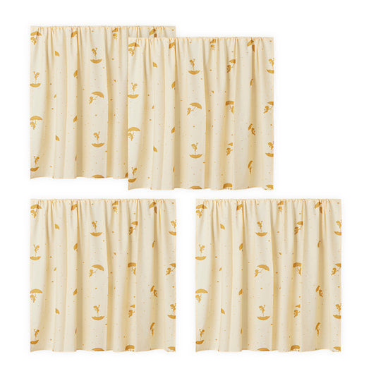 Hoppekids Ole Lukoie curtain for mid-high bed, Yellow