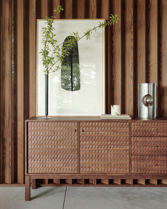 SONO CREDENZA ETHNICRAFT IN TEAK MASSELLO