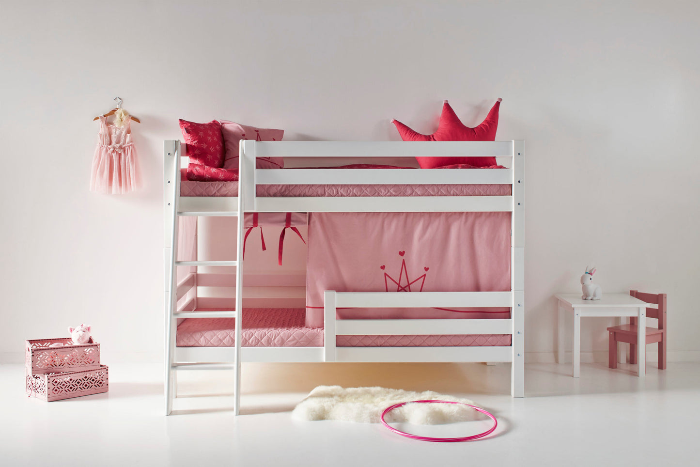 Hoppekids Princess curtain for half-high and bunk bed