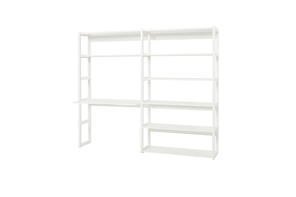 Hoppekids STOREY bookshelf with 8 shelves and desk