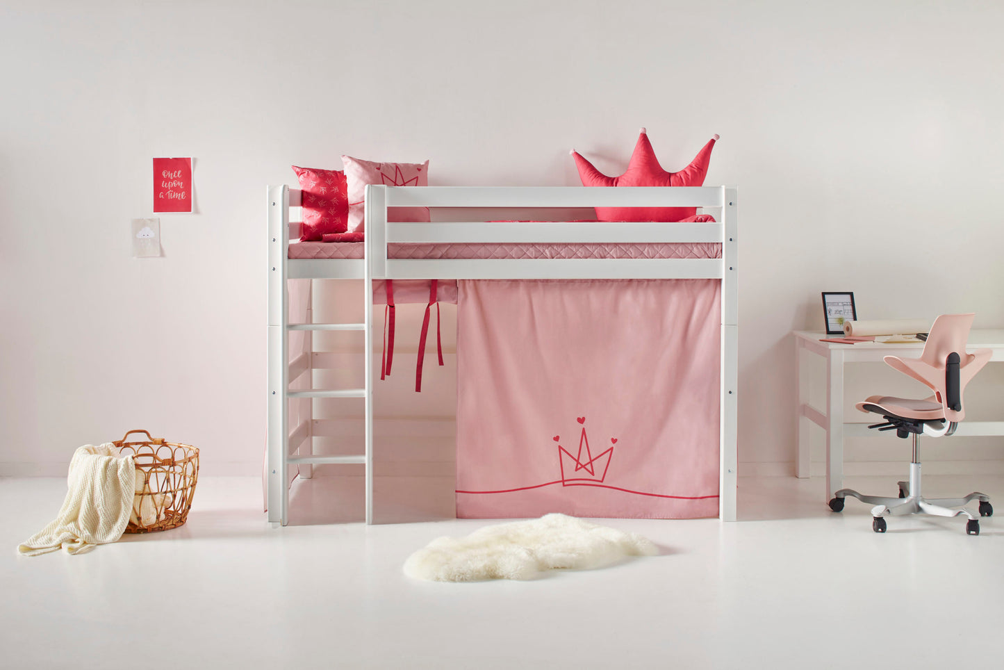 Hoppekids PRINCESS Curtain for midhigh bed