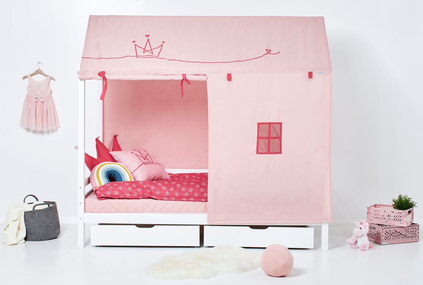 Hoppekids Princess textile for house bed