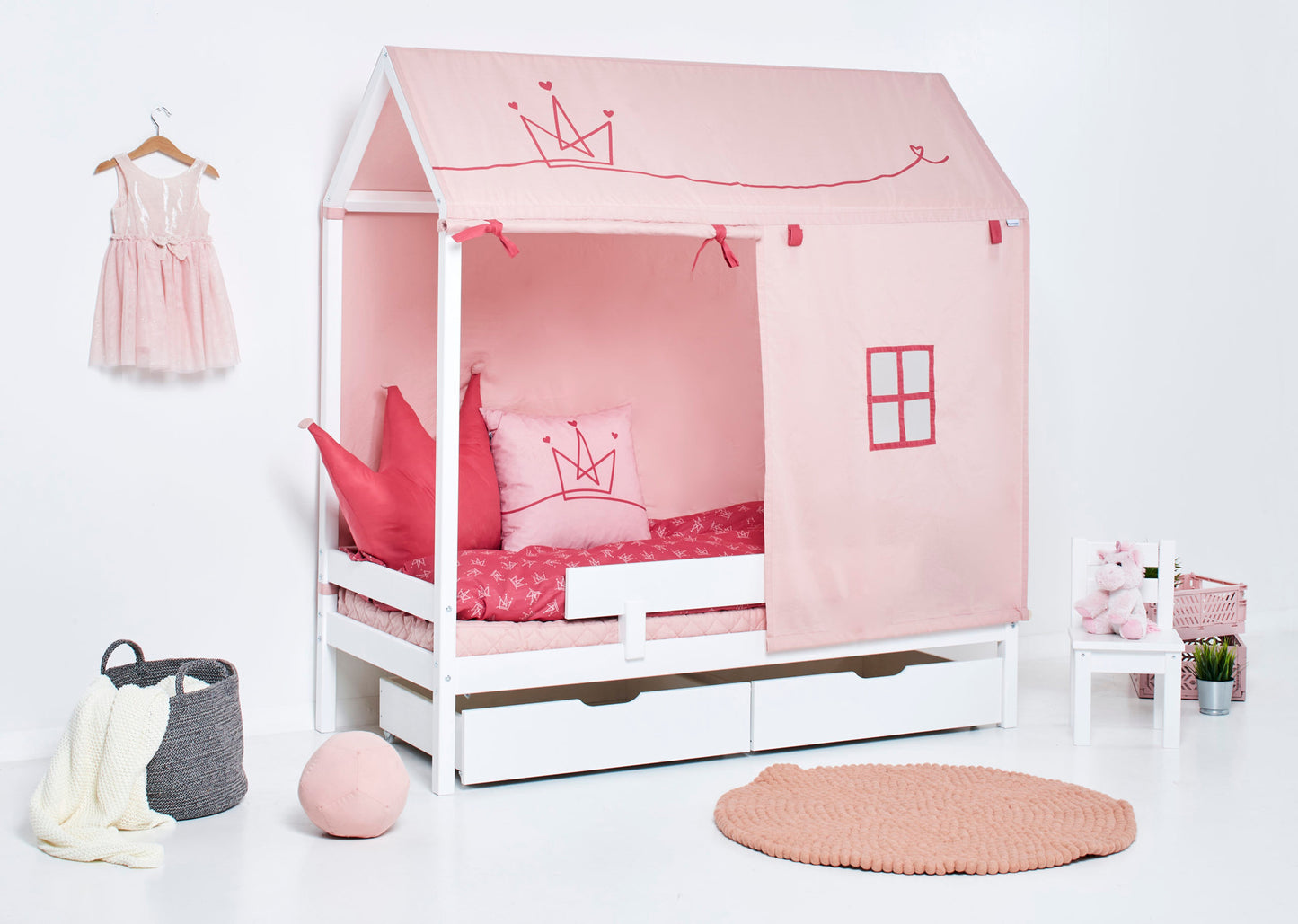 Hoppekids Princess textile for house bed