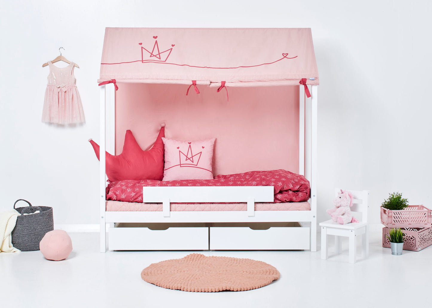 Hoppekids Princess textile for house bed