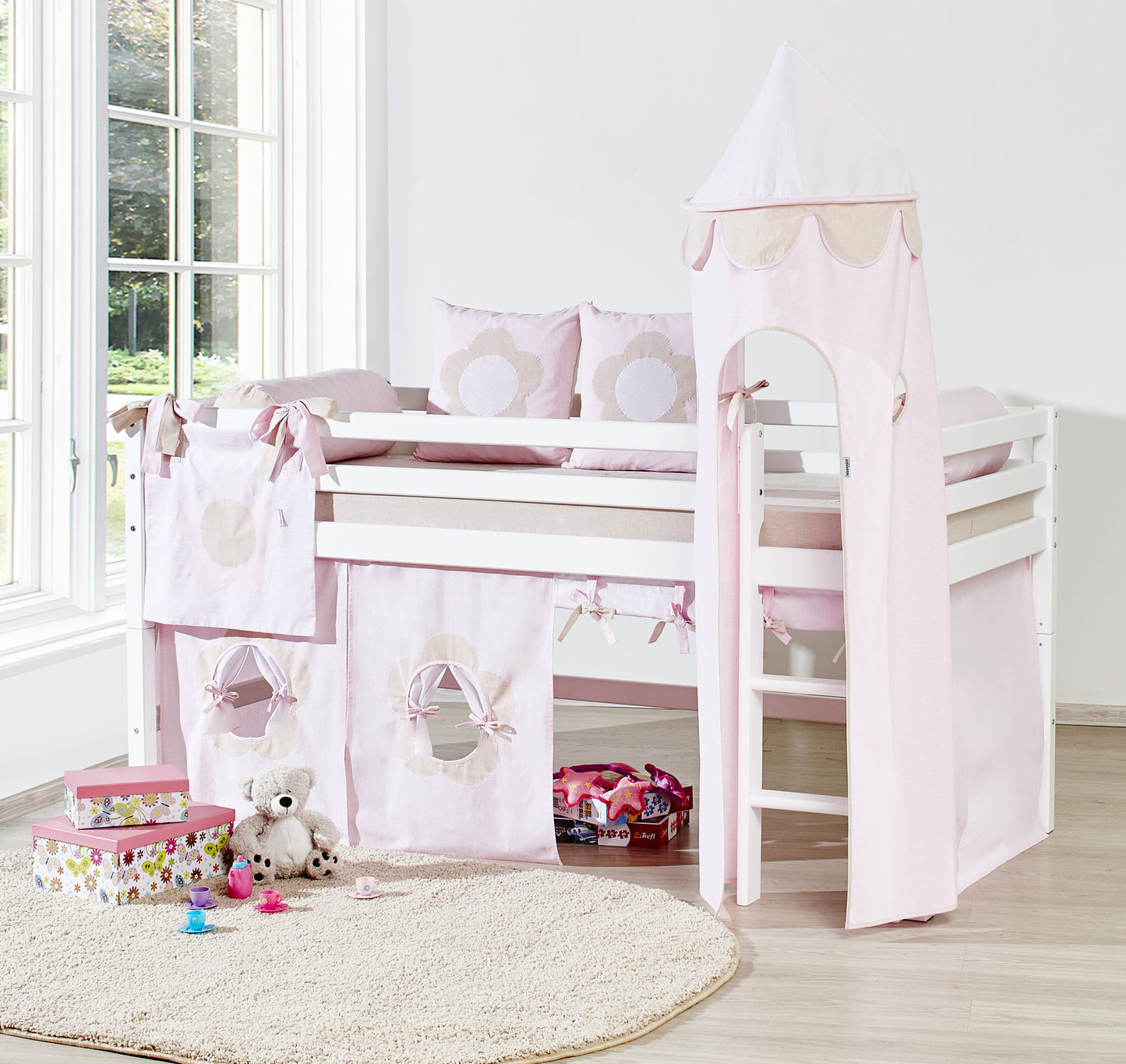 Hoppekids Fairytale Flower Tower for half high bed