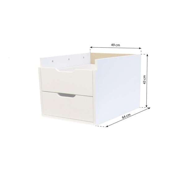 Hoppekids MAJA Drawer section - White