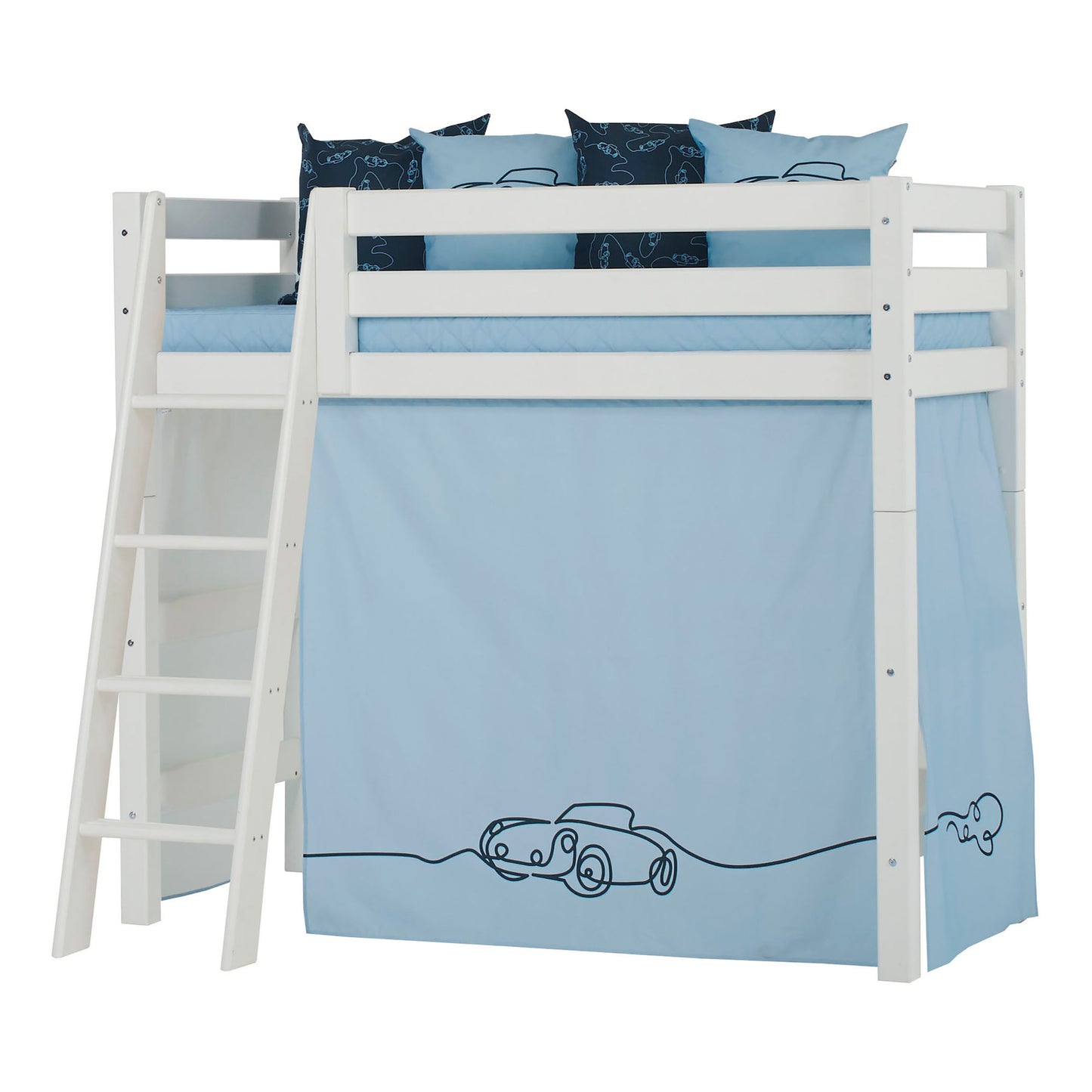 Hoppekids Cars curtain for mid-high bed