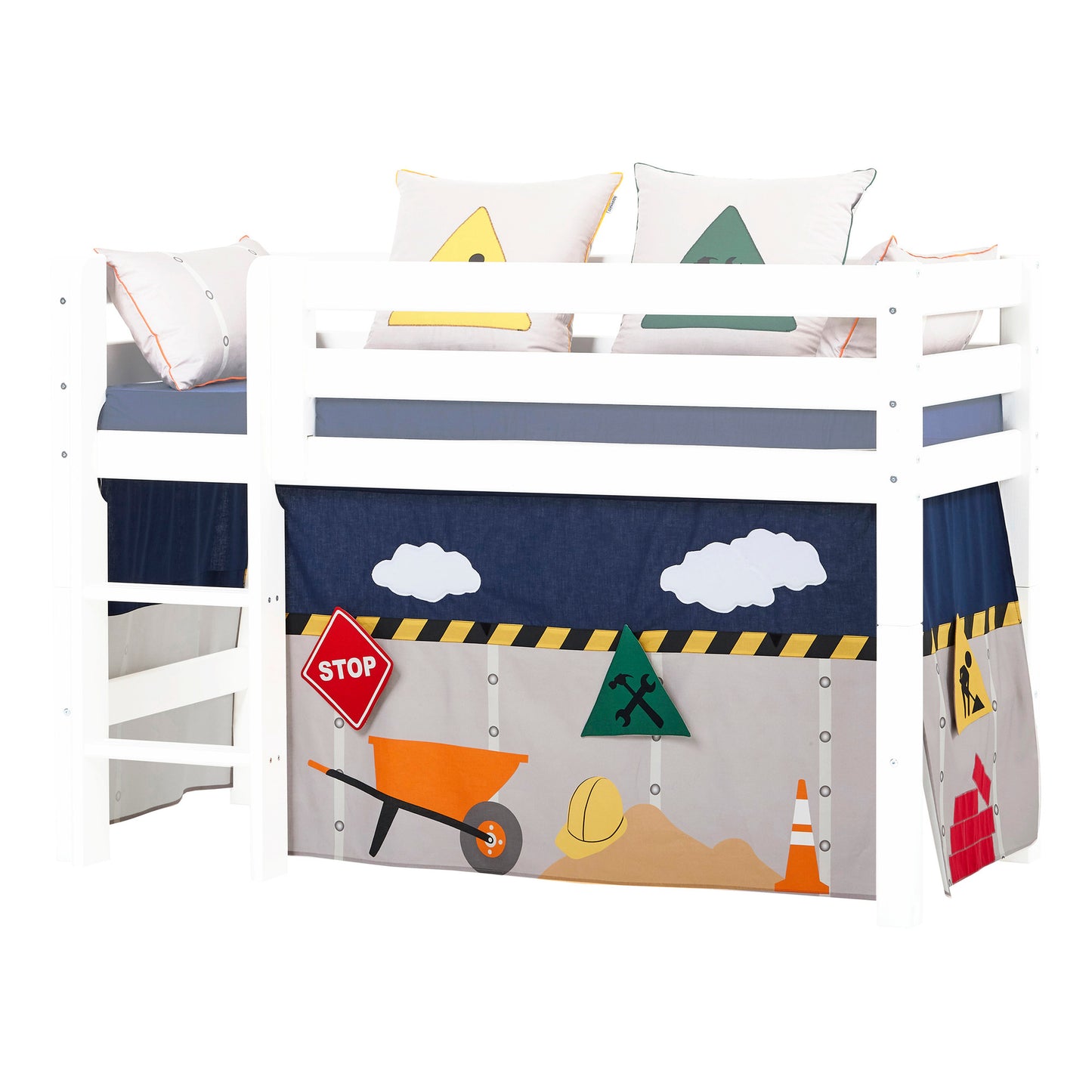 Hoppekids Construction curtain for half-high and bunk bed