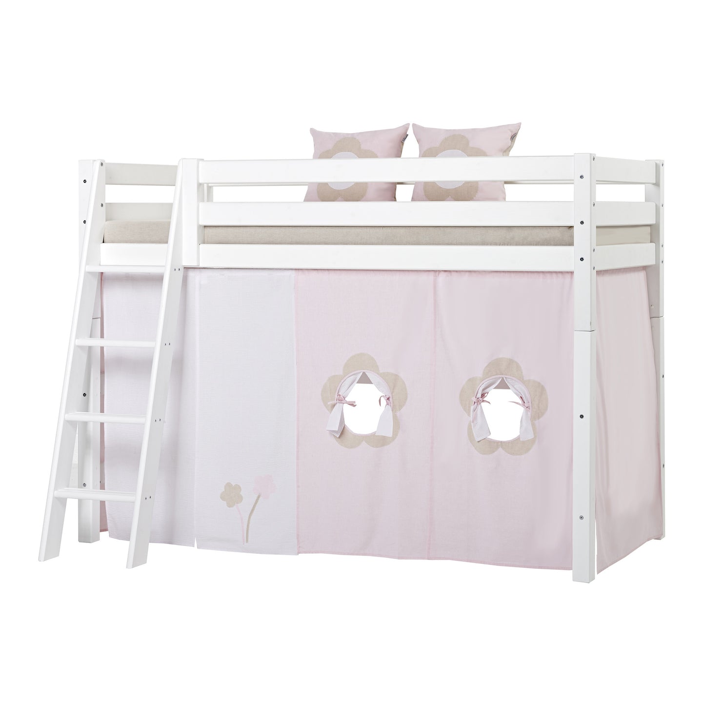 Hoppekids Fairytale Flower curtain for mid-high bed