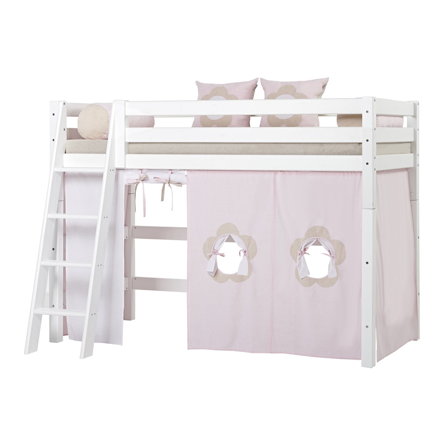 Hoppekids Fairytale Flower curtain for mid-high bed