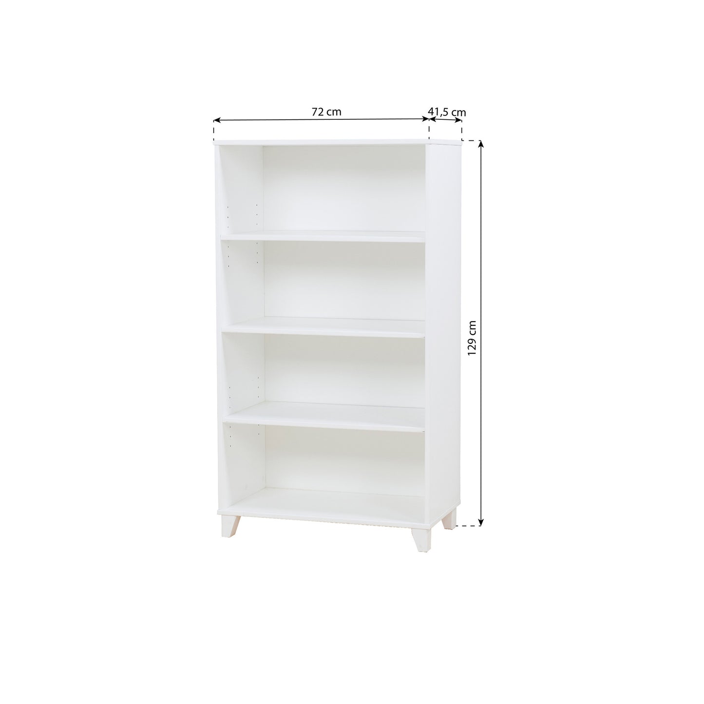 Hoppekids PETER Bookshelf with 3 shelves