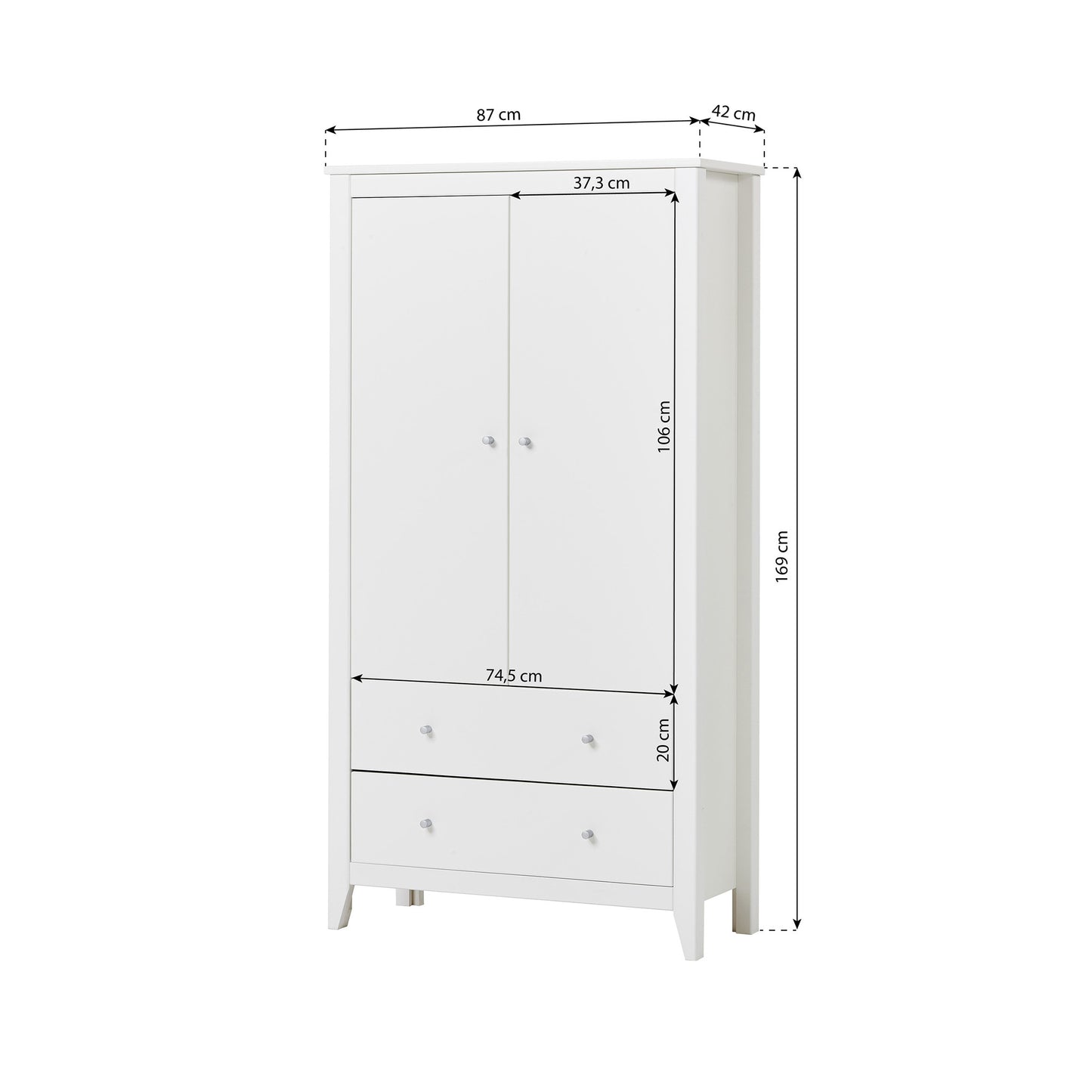 Hoppekids HANS doors for closet