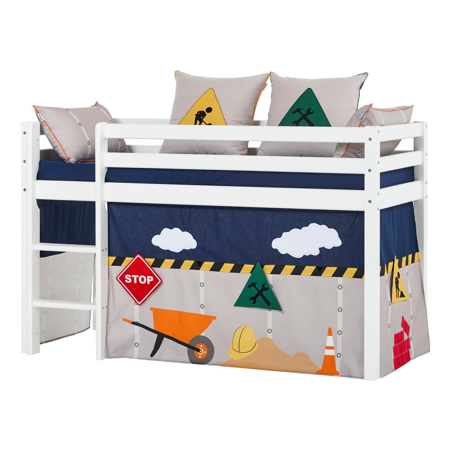 Hoppekids Construction curtain for half-high and bunk bed