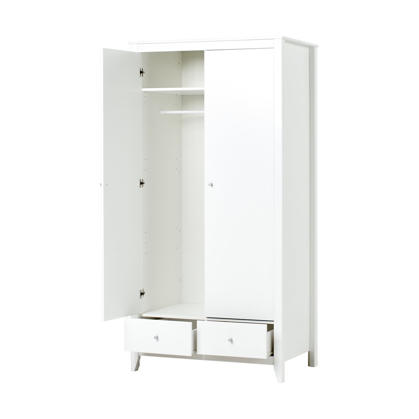 Hoppekids Shelf for wardrobe, small, White