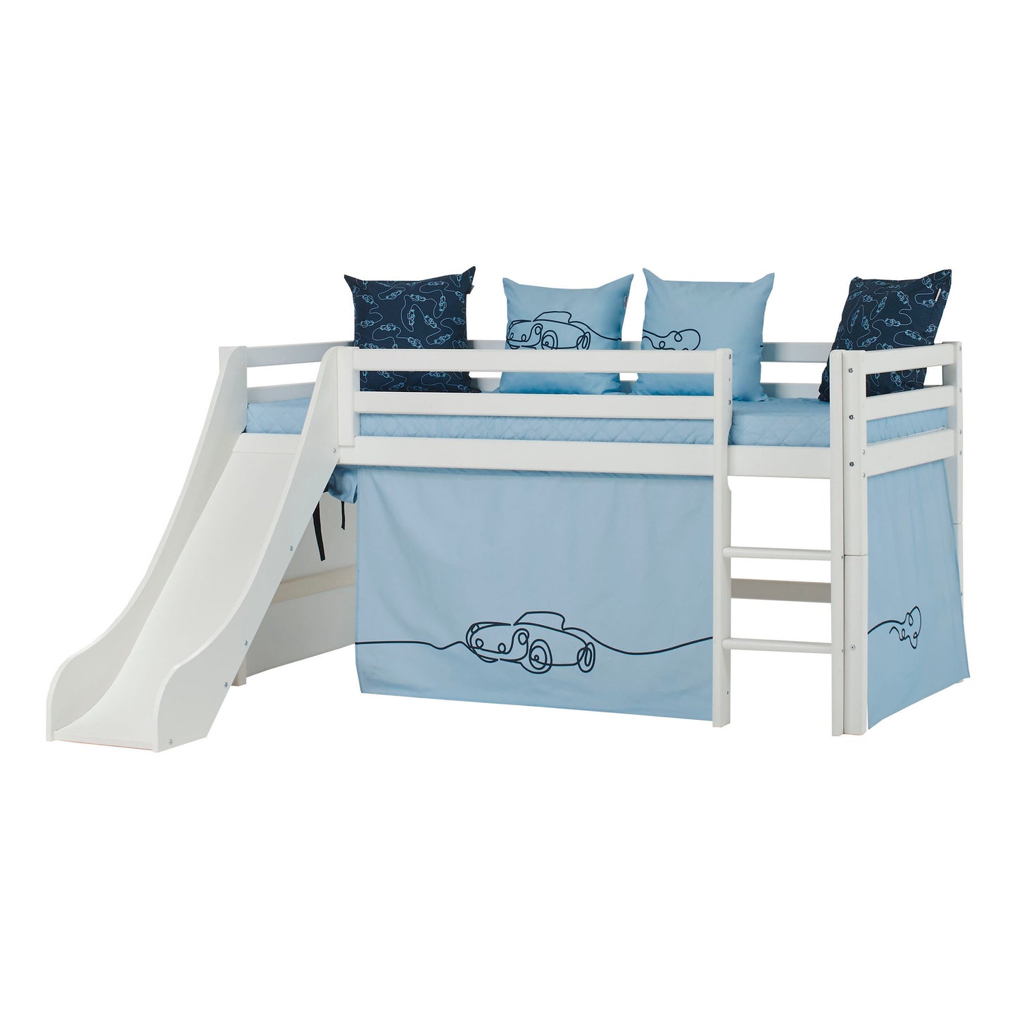 Hoppekids Cars curtain for half-high and bunk bed