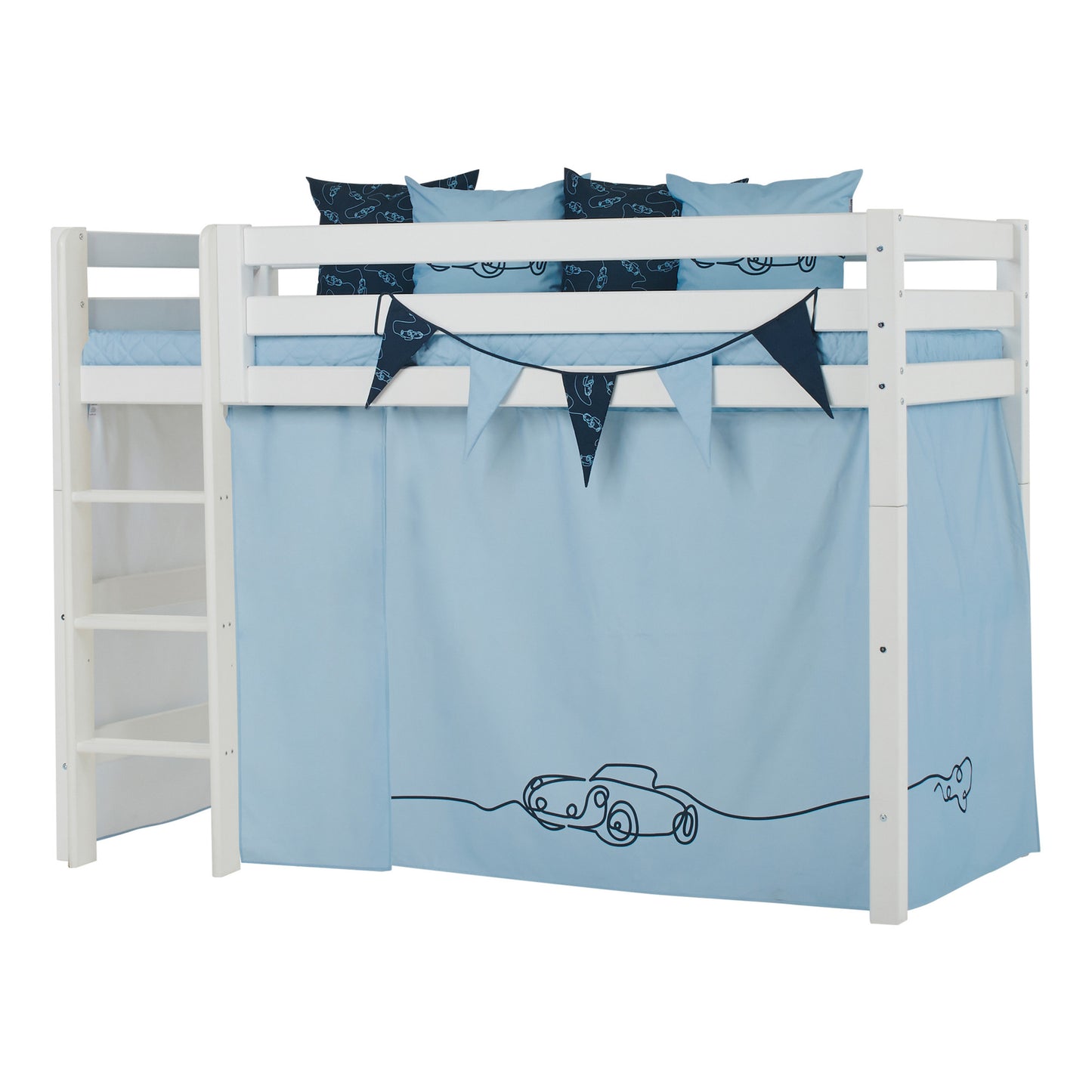 Hoppekids Cars curtain for mid-high bed