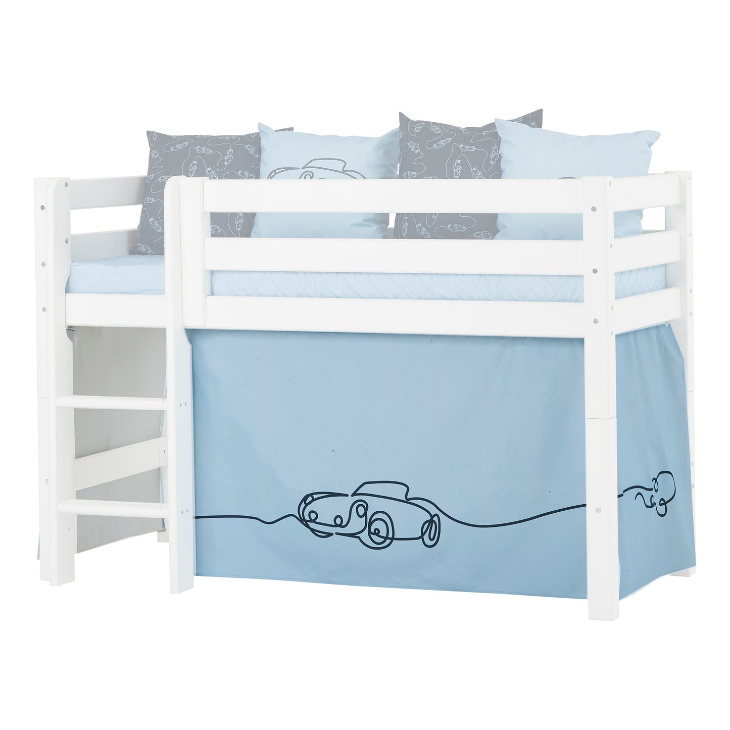 Hoppekids Cars curtain for half-high and bunk bed