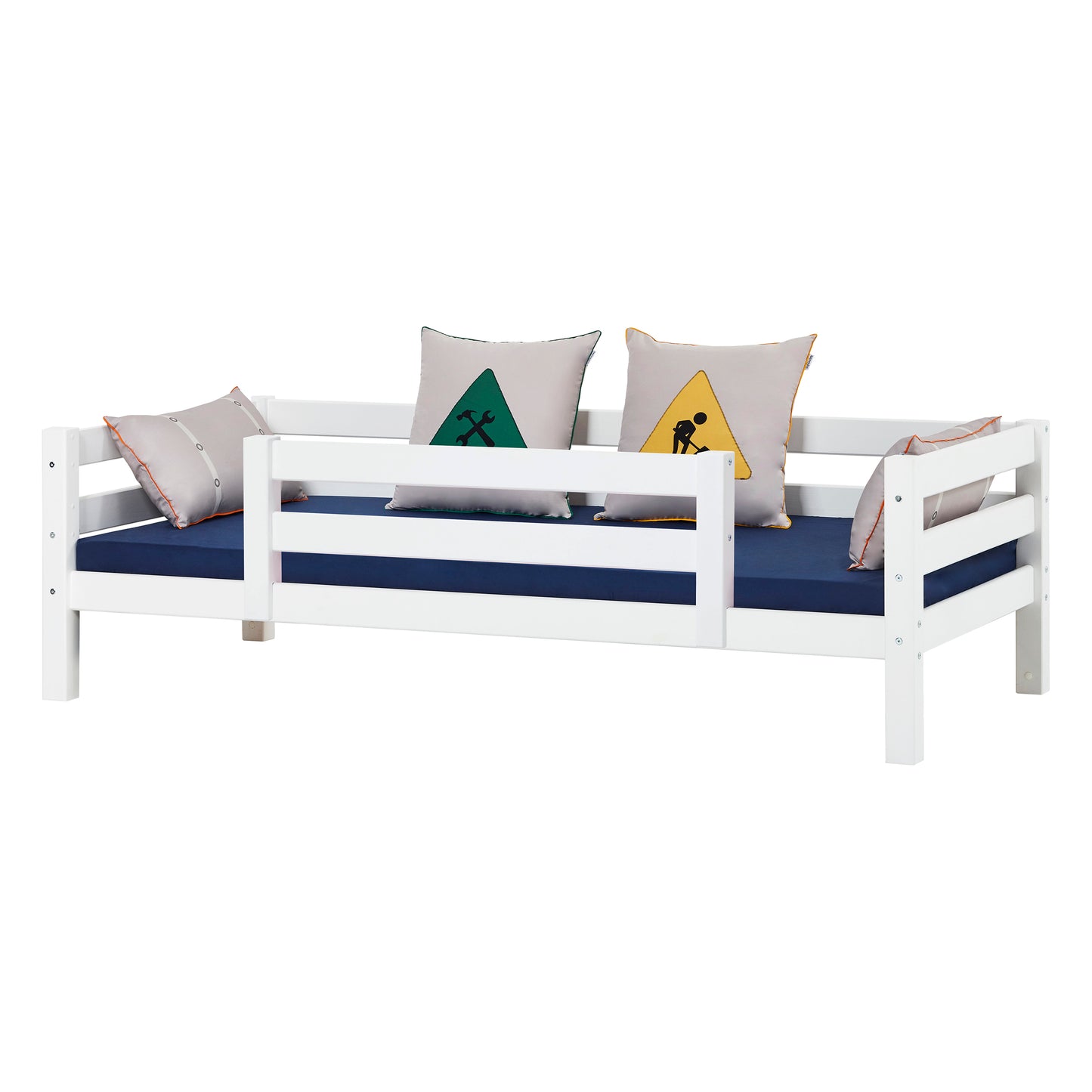 Hoppekids ECO Luxury junior bed with 1/2 bed rail, Flexible slat frame