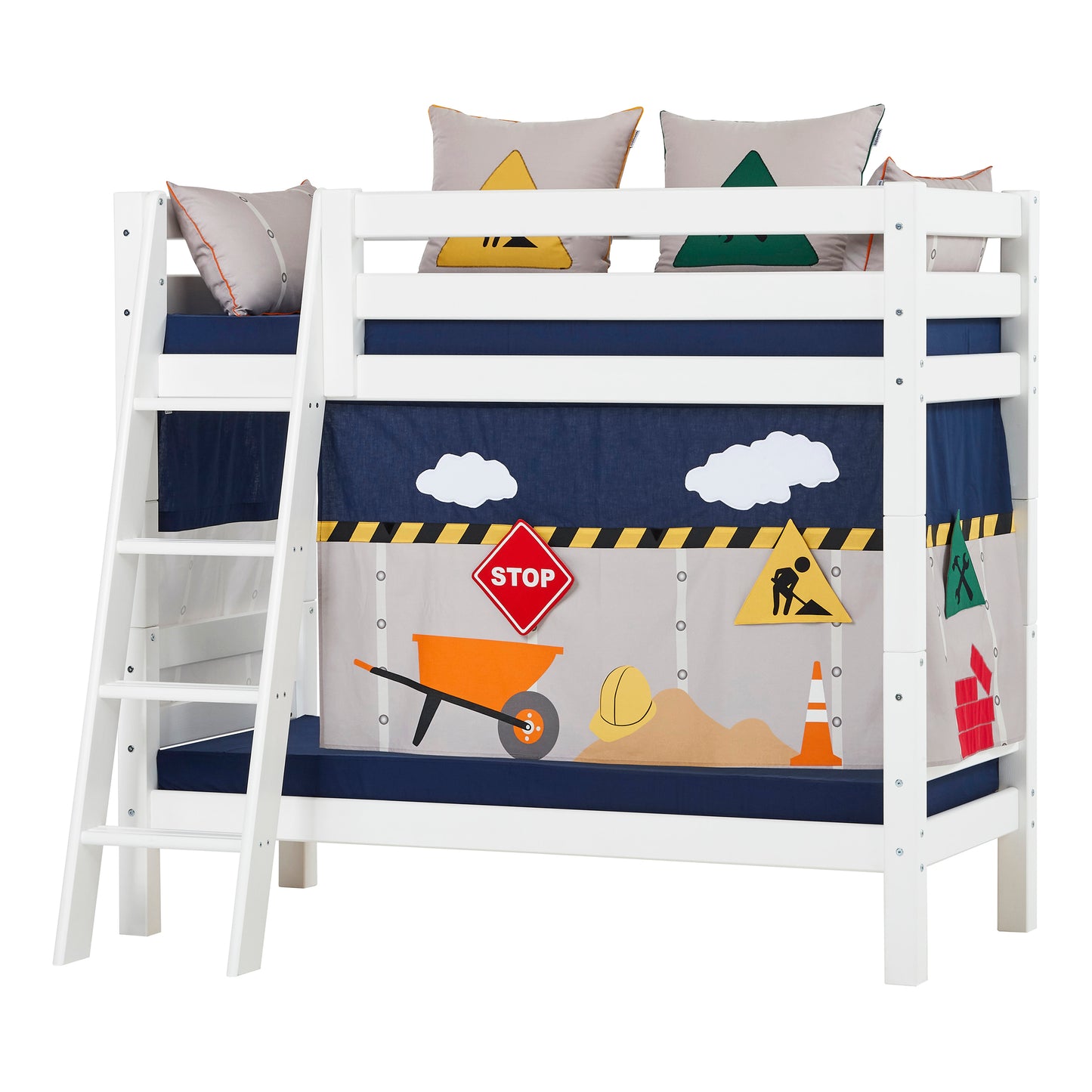 Hoppekids ECO Luxury Bunk bed with slanted ladder