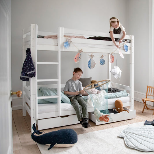 Hoppekids ECO Luxury High bunk bed with ladder and flexible slat frame