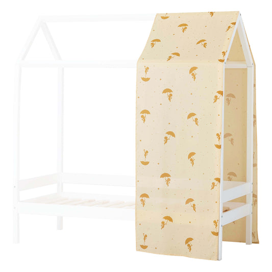 Hoppekids Ole Lukoie curtain for house bed, Yellow