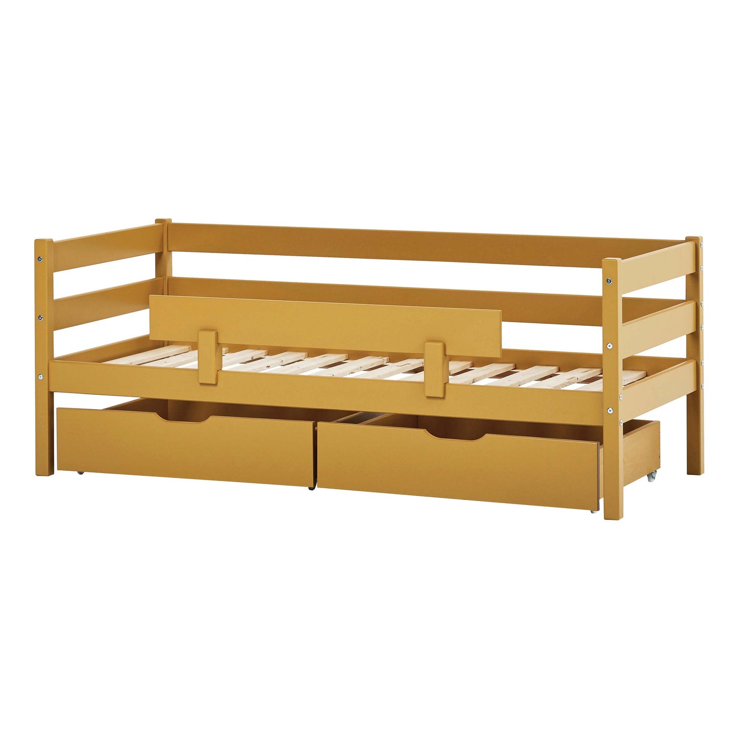 ECO Comfort junior bed with drawers and safety rail