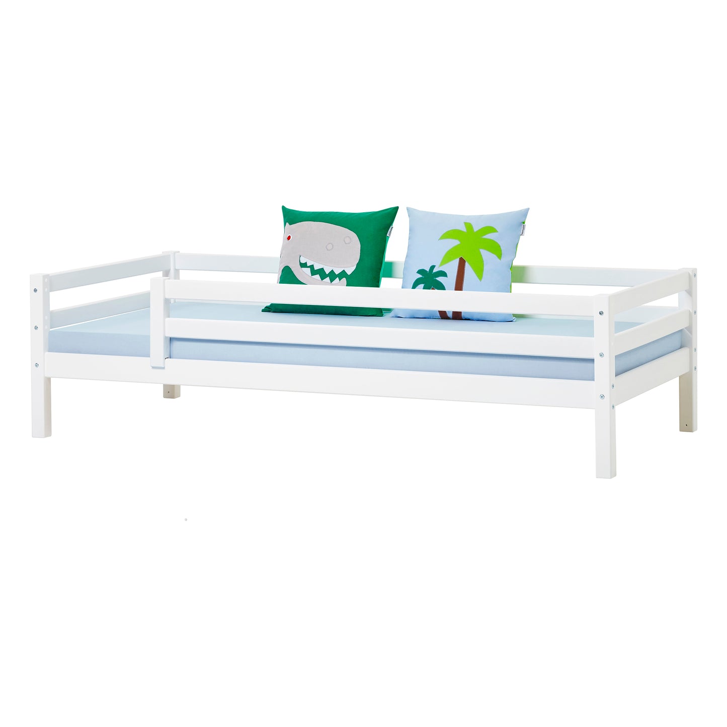 Hoppekids ECO Luxury Junior bed with 3/4 bed rail, Flexible slat frame