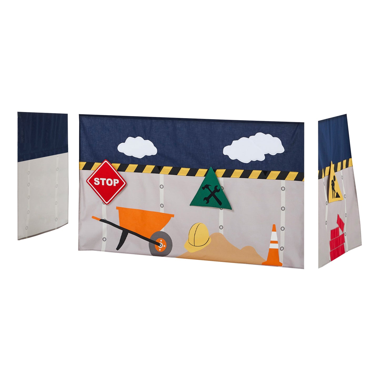 Hoppekids Construction curtain for half-high and bunk bed