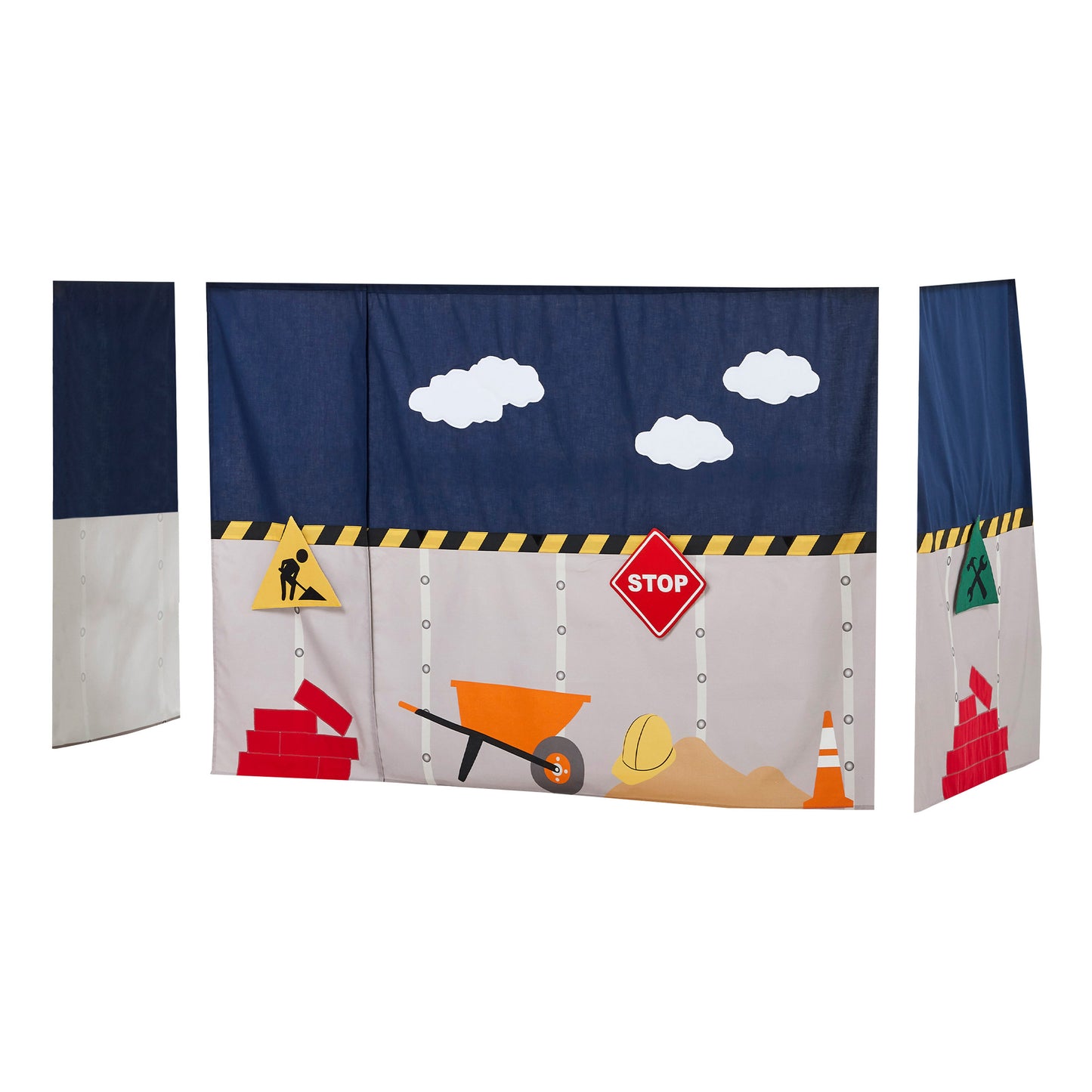 Hoppekids Construction curtain for mid-high bed