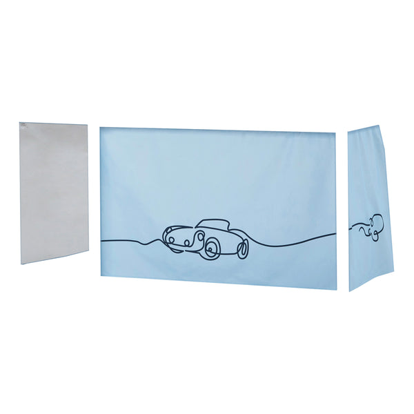 Hoppekids Cars curtain for half-high and bunk bed