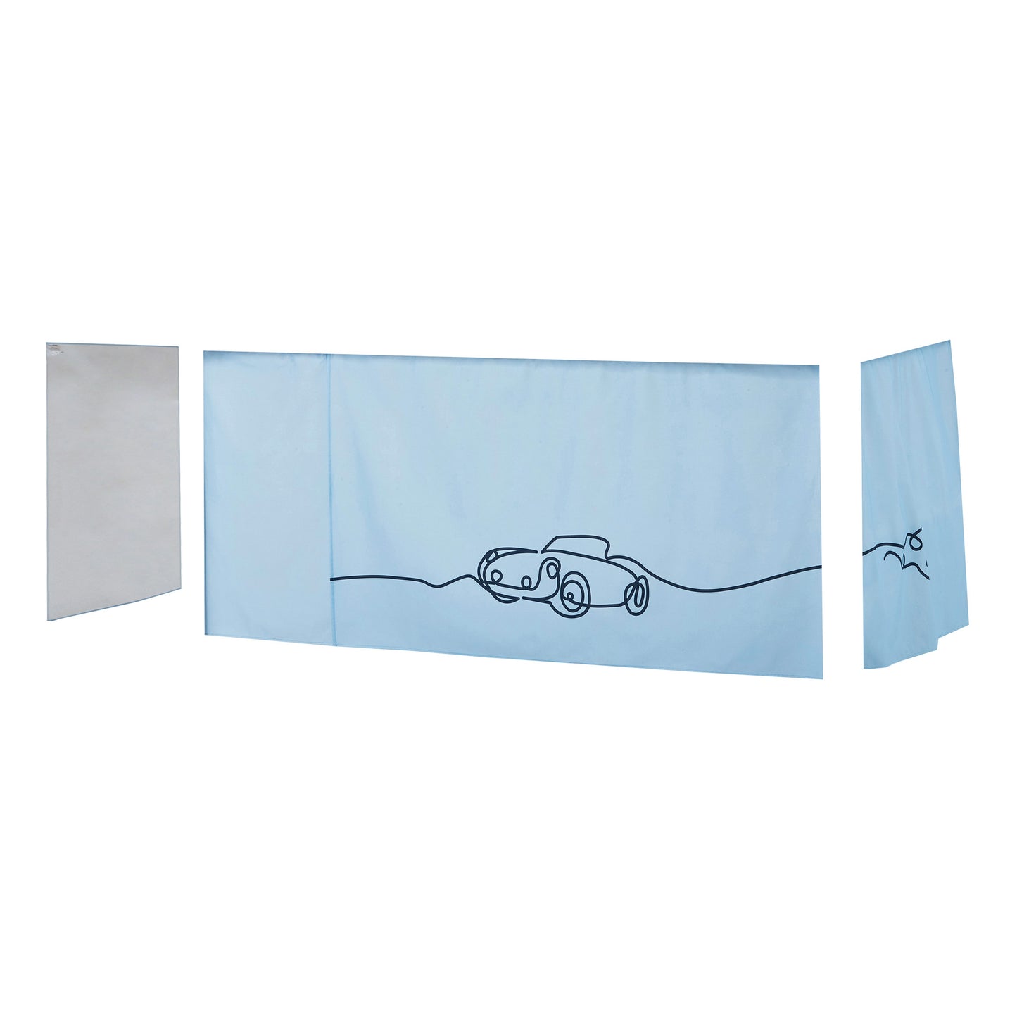 Hoppekids Cars curtain for half-high and bunk bed