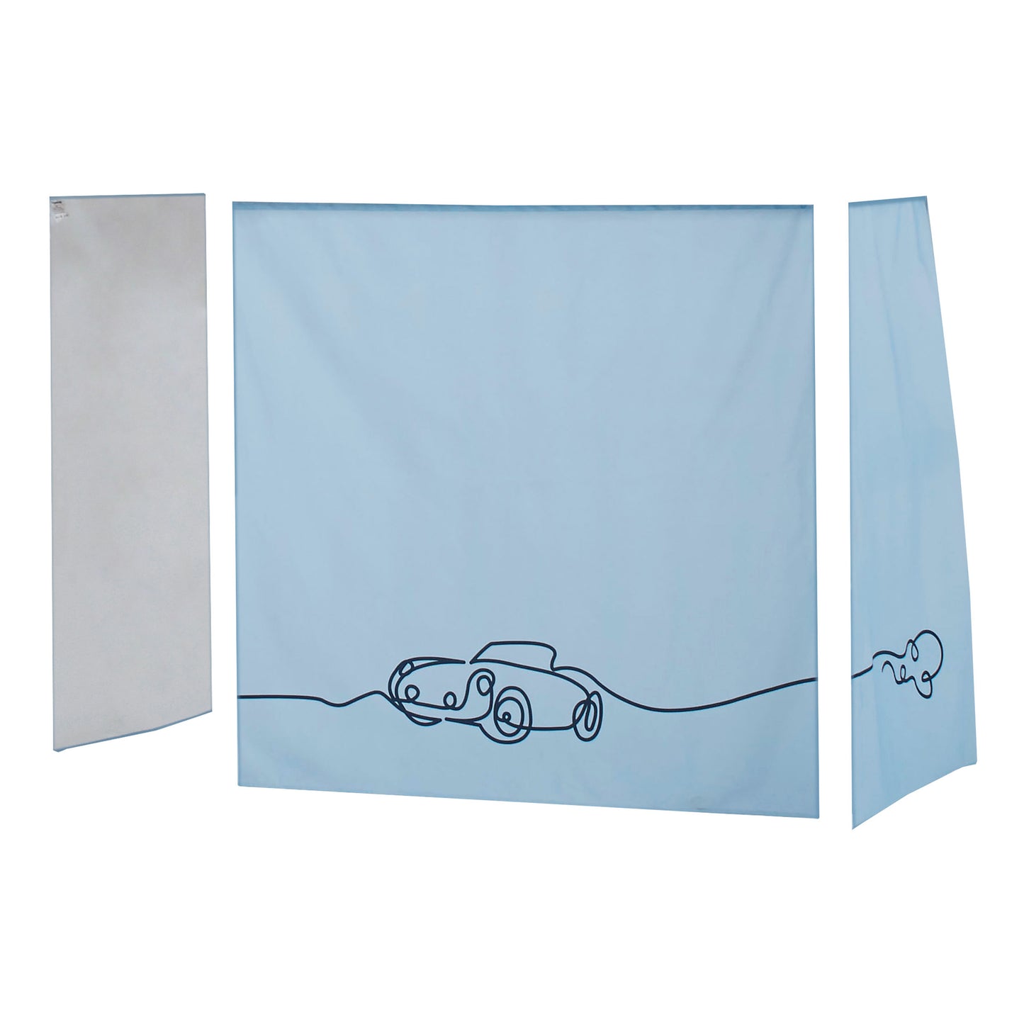 Hoppekids Cars curtain for mid-high bed