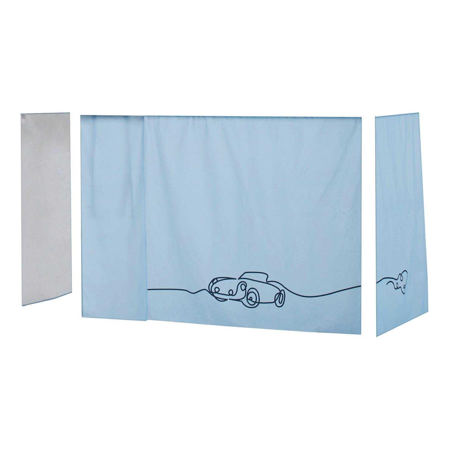 Hoppekids Cars curtain for mid-high bed