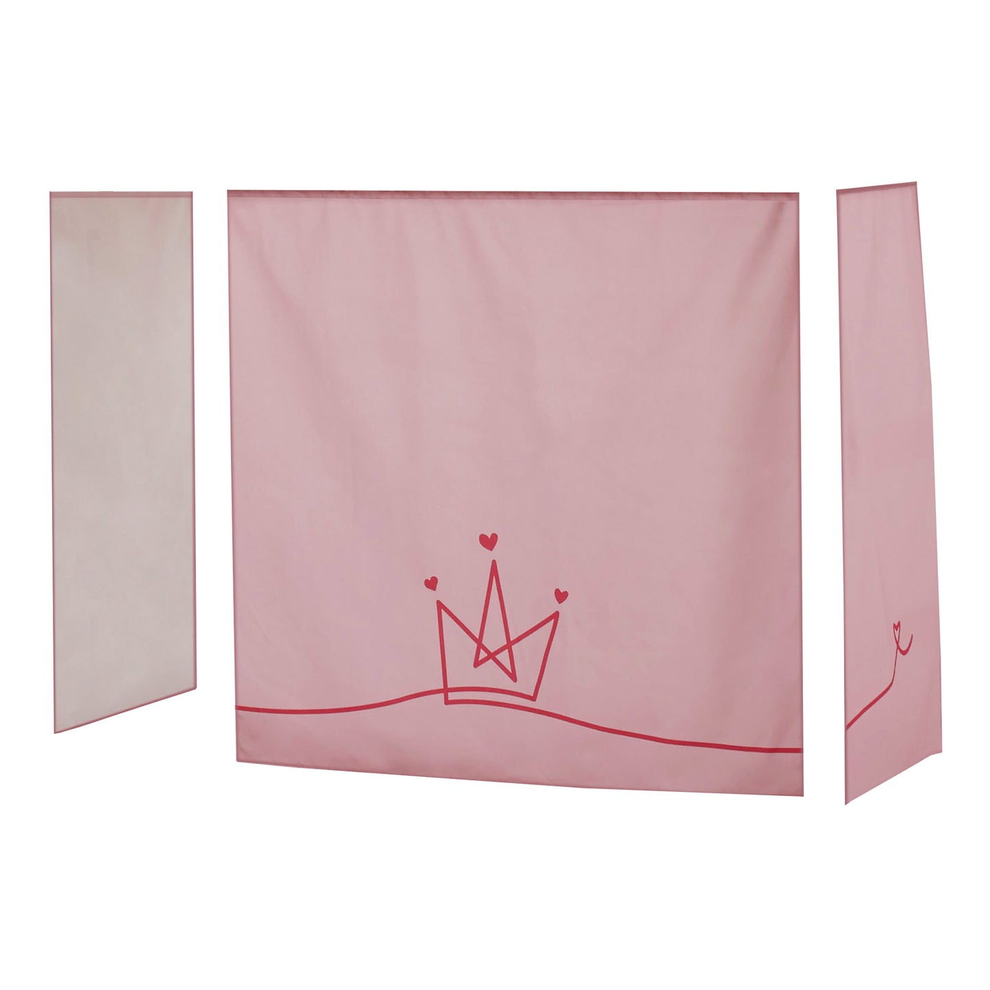 Hoppekids PRINCESS Curtain for midhigh bed