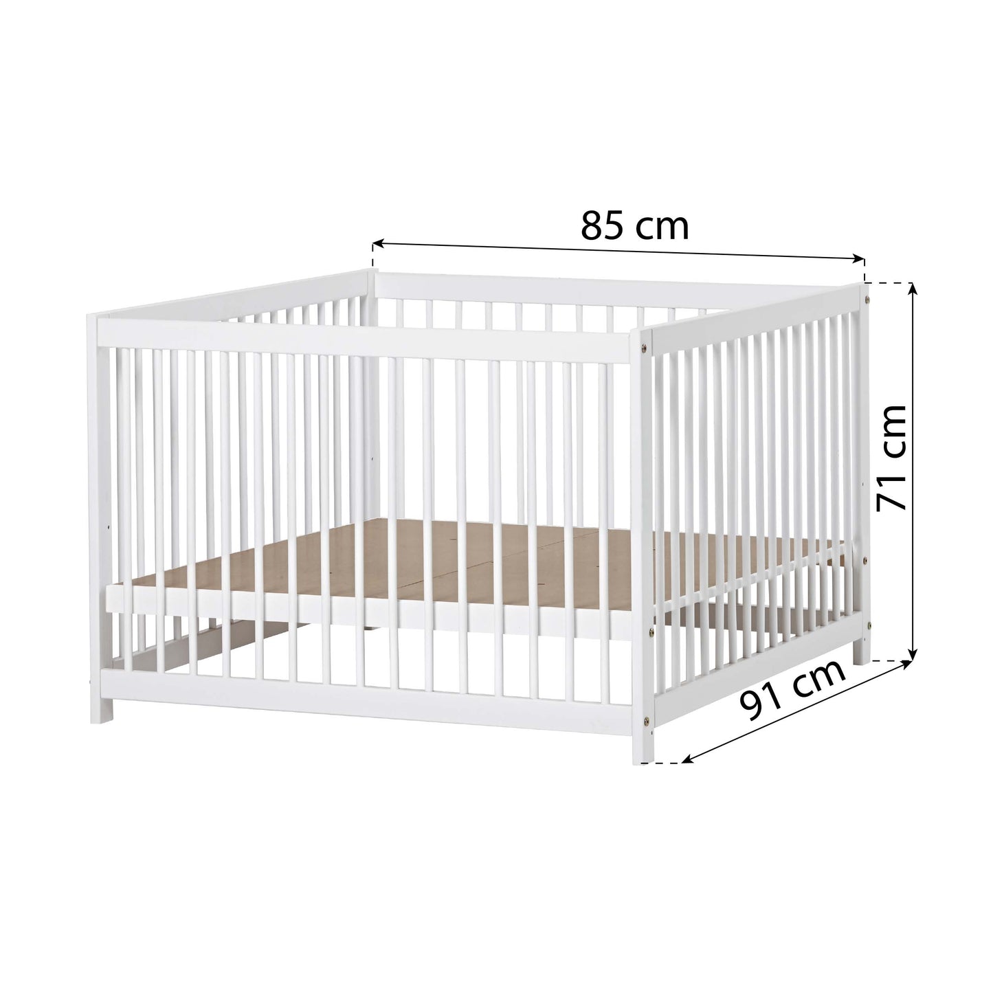 Hoppekids IDA-MARIE Playpen, 80x80 cm