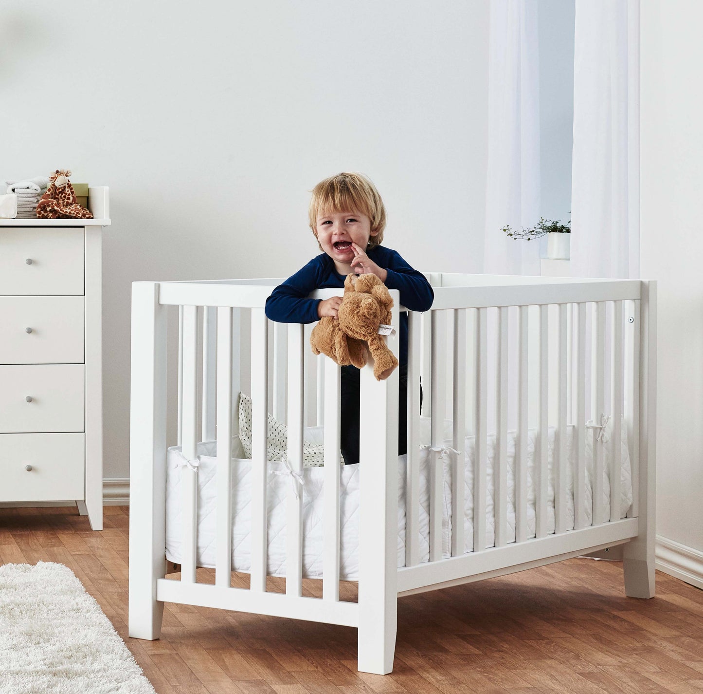 Hoppekids ANTON crib 60x120, White