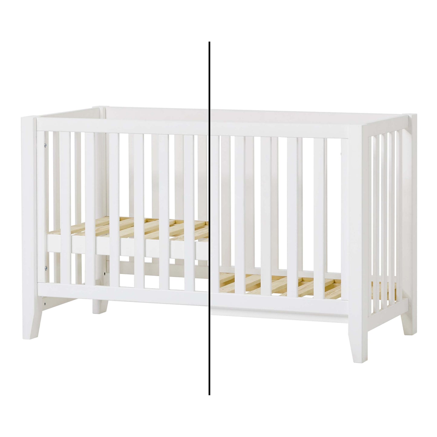 Hoppekids ANTON crib 60x120, White