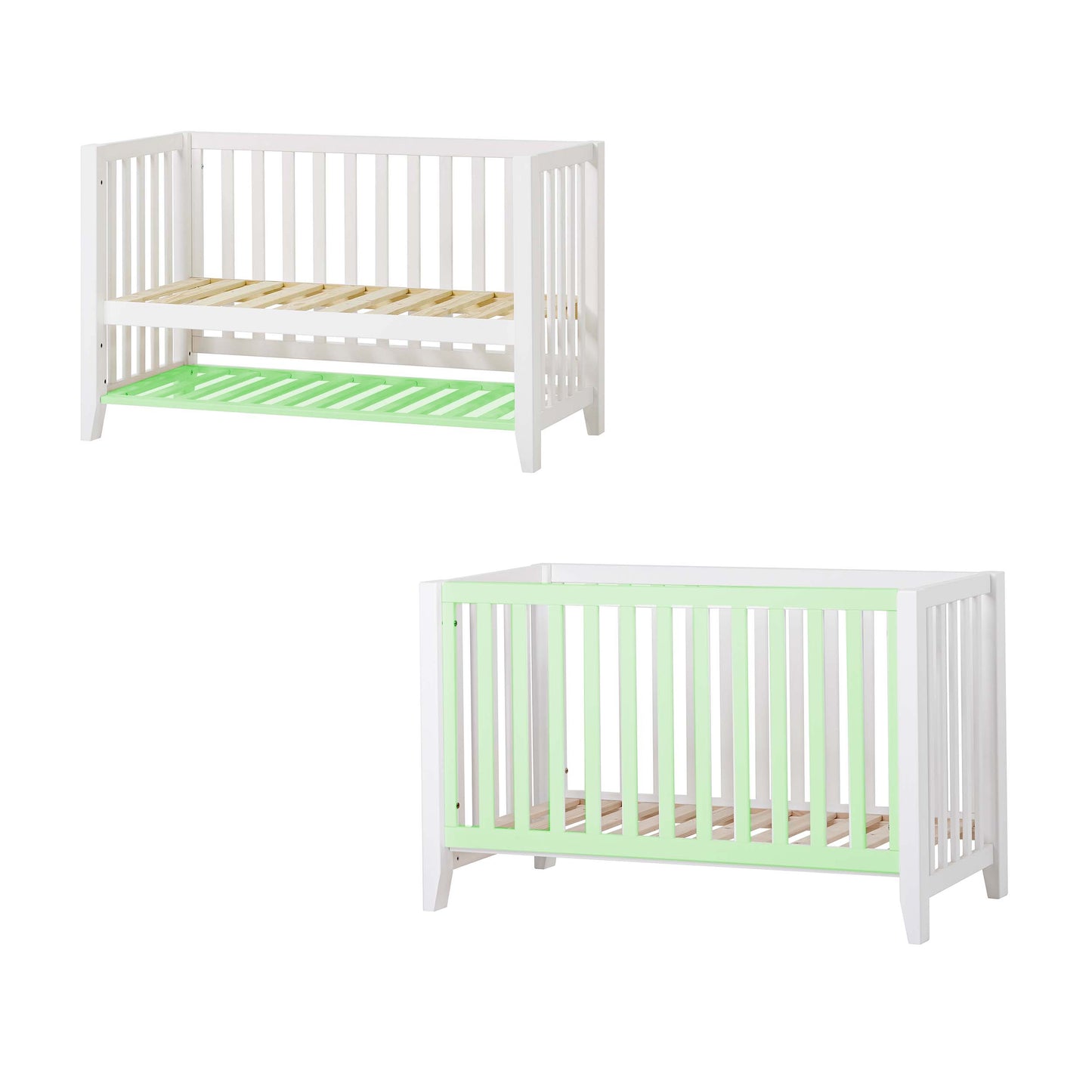 Hoppekids ANTON crib 60x120, White