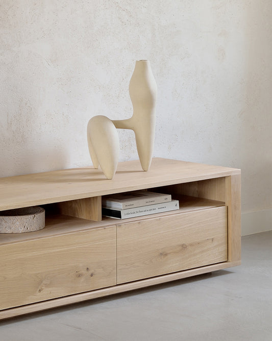 Porta TV Shadow in Rovere - 2 cassetti - ginardi arredamenti srl