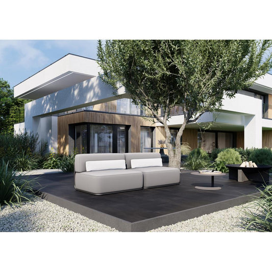 Divano due posti Straw - grigio